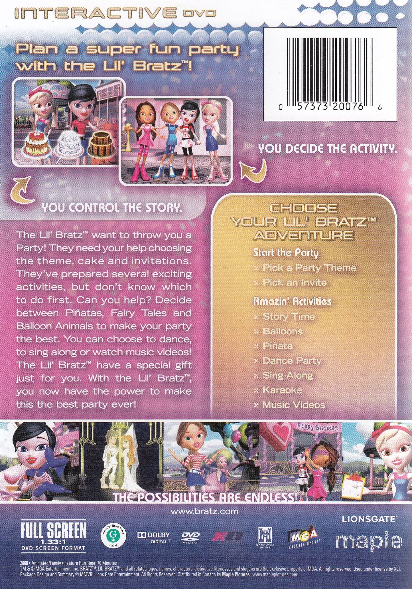 Bratz Interactive: Lil' Bratz Party Time
