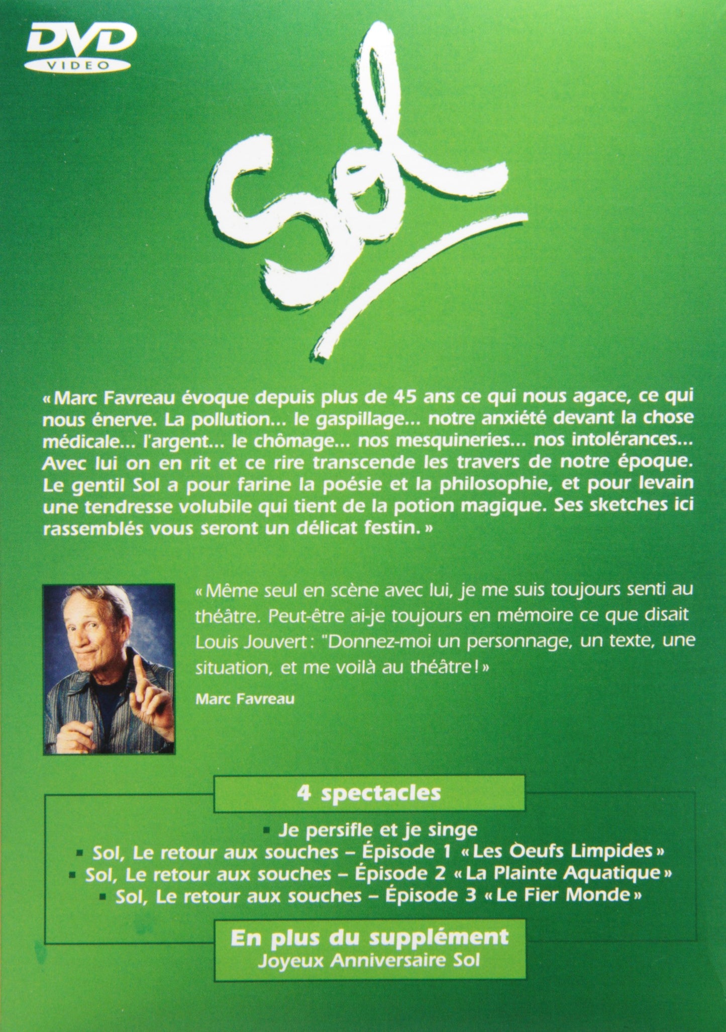 Sol: En Spectacle (Version francaise) [Import] UsedVeryGood
