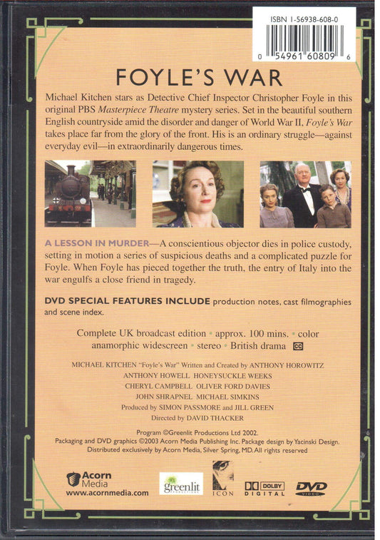 Foyle's War - Season 1 UsedVeryGood