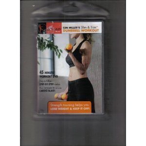 GIN MILLER'S Slim & Trim DUMBBELL WORKOUT [DVD] - Very Good