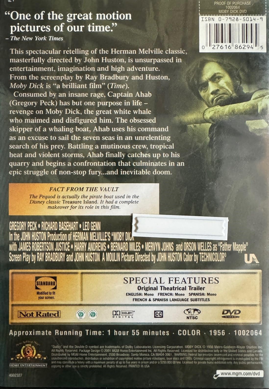 Moby Dick (Full Screen) (Sous-titres francais) [Good]