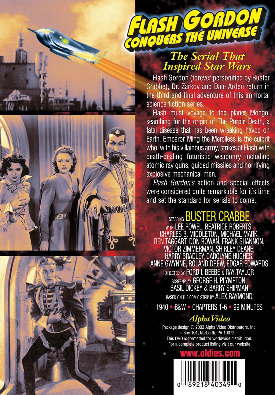 Flash Gordon Conquers The Universe, Volume 1 (Chapters 1-6) [Good]