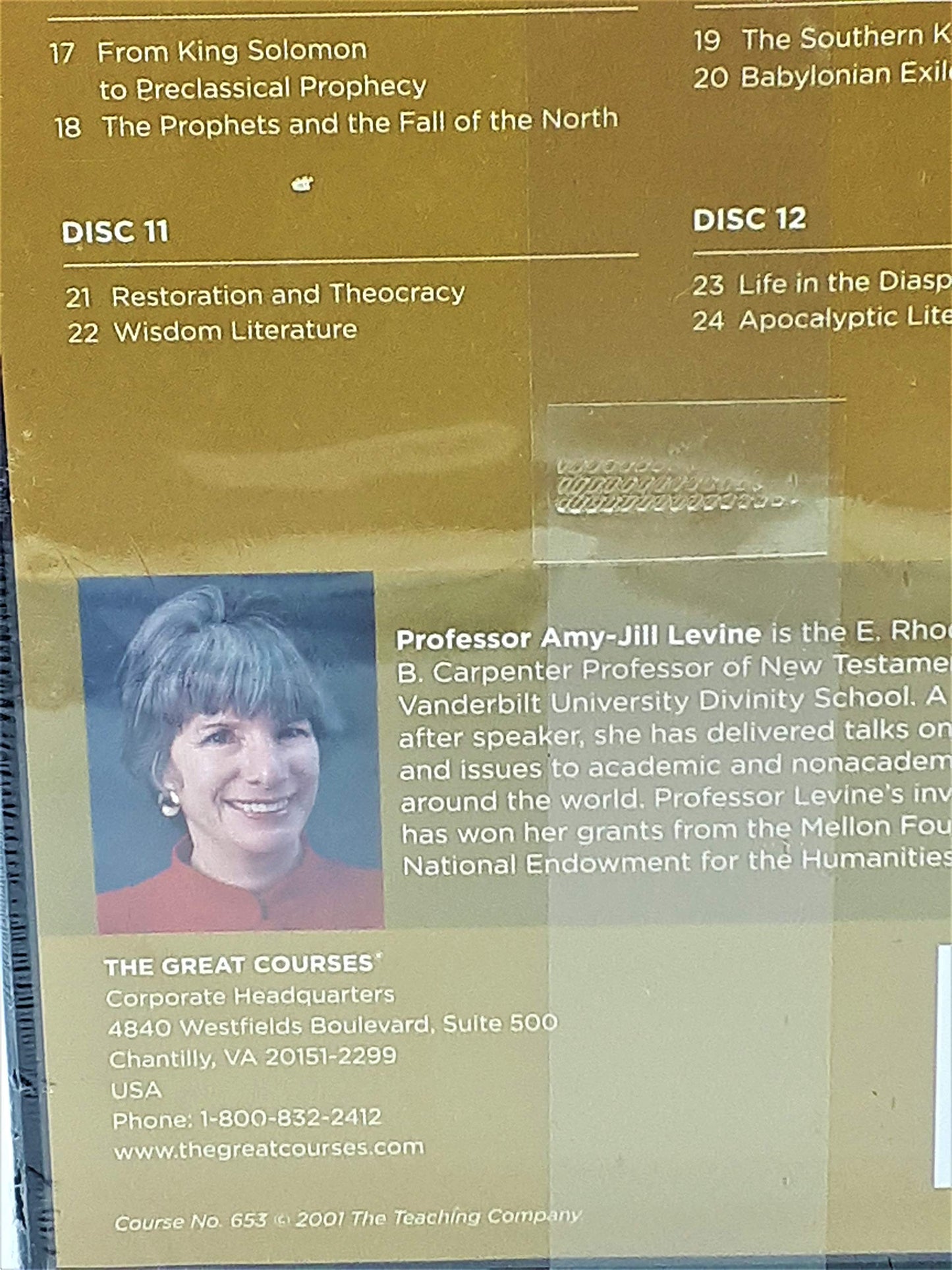 The Great Courses: The Old Testament [Very Good]