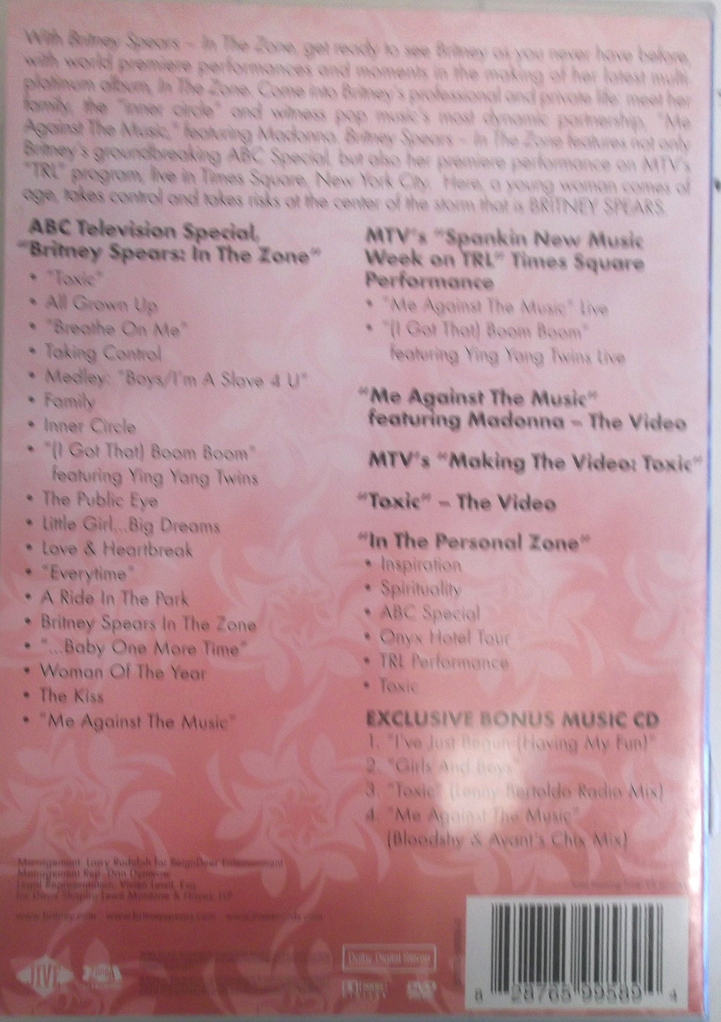 Britney Spears: In The Zone (CD & DVD) [Very Good]