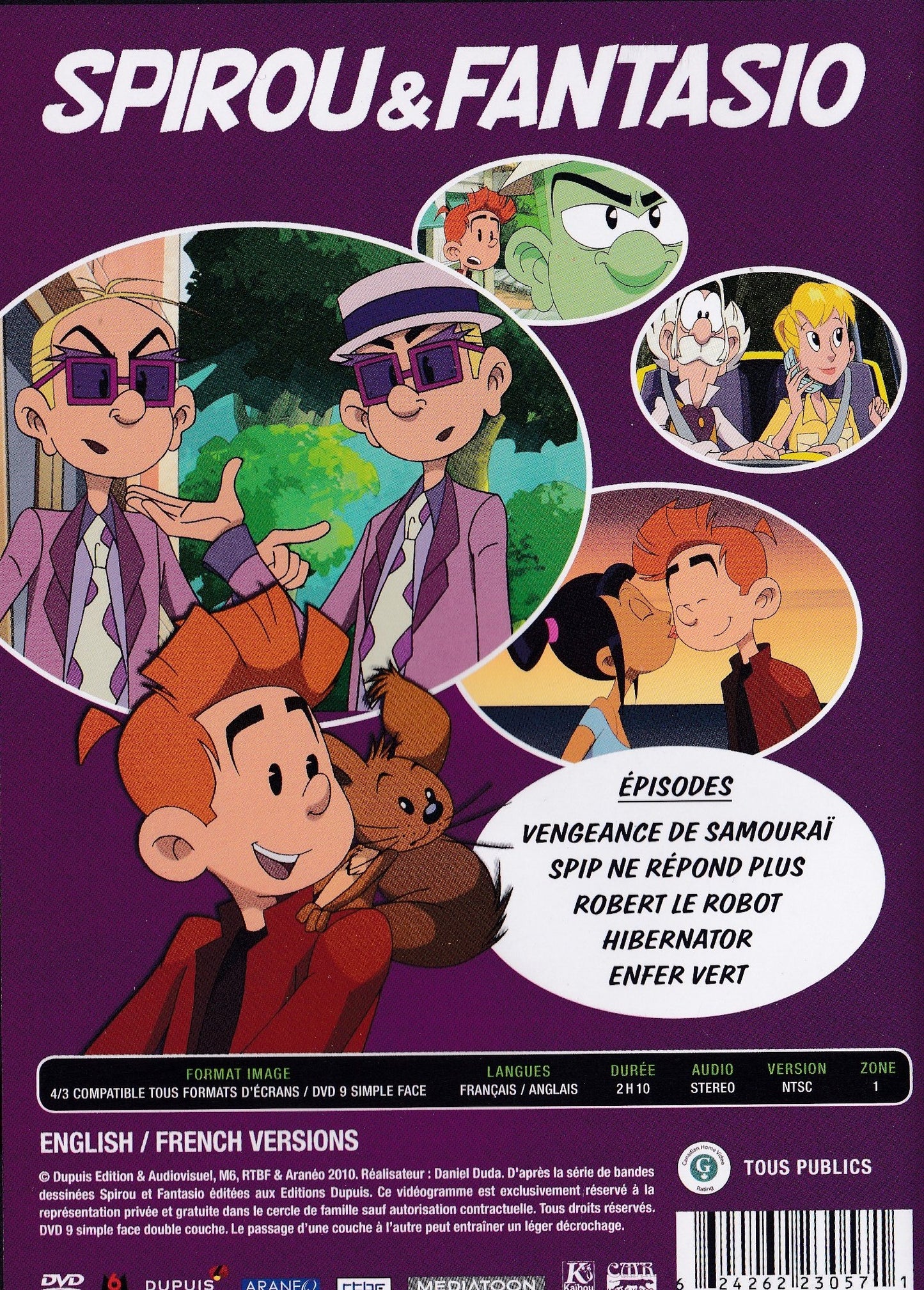 Spirou & Fantasio - Hibernator (5 episodes inedits) [DVD] [Very Good]