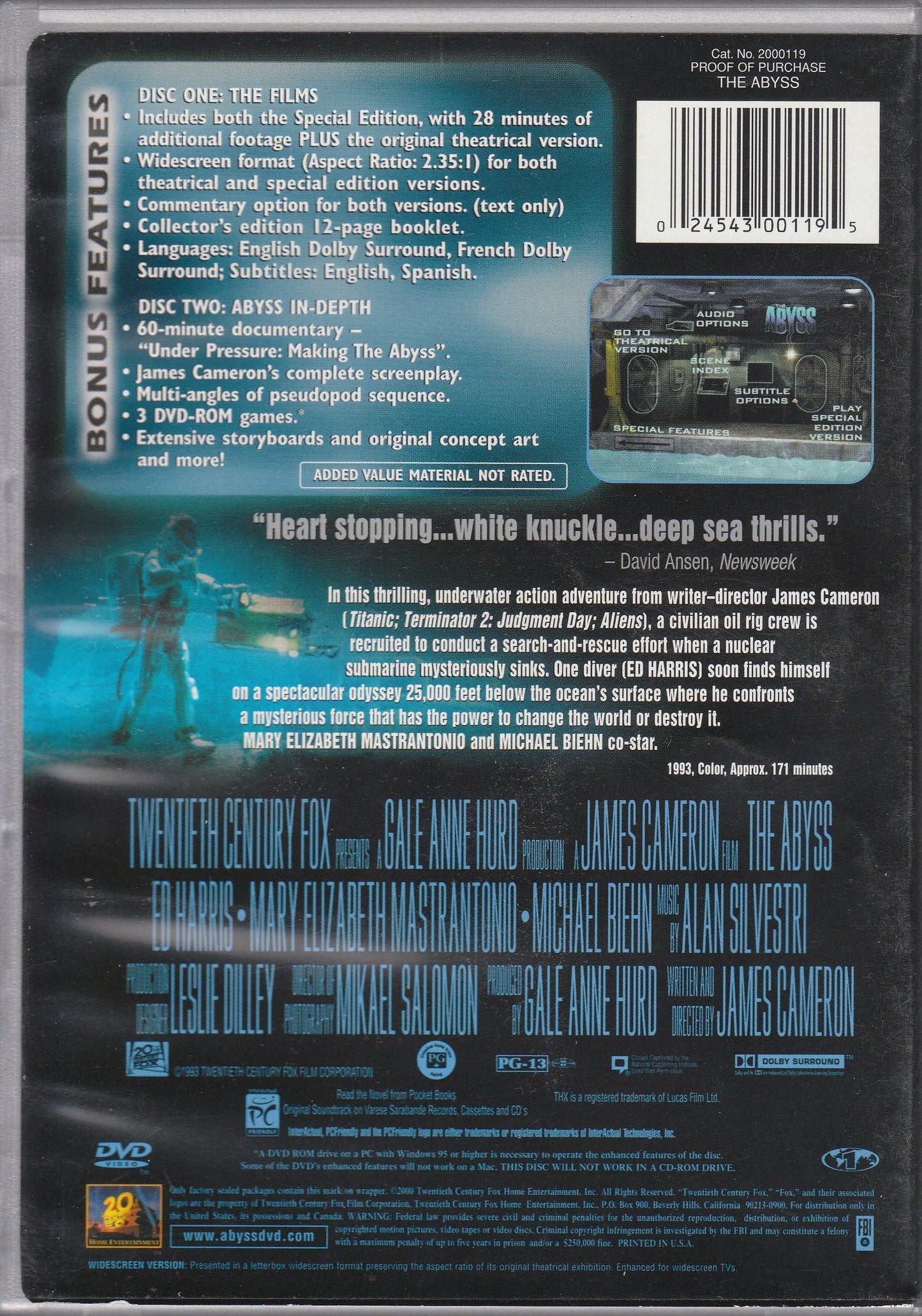 The Abyss [Very Good]