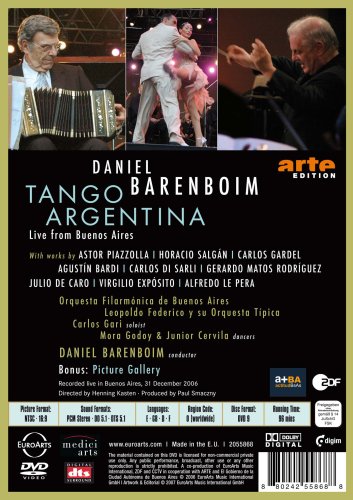 Daniel Barenboim: Tango Argentina (Sous-titres francais) [Very Good]