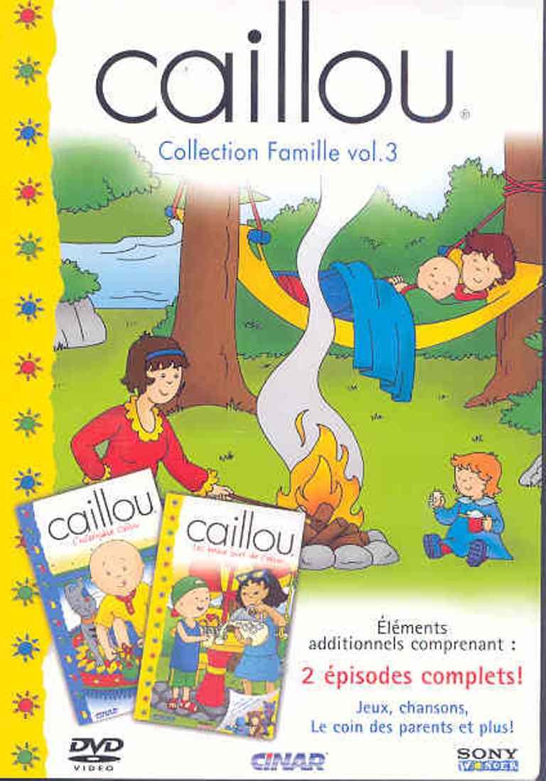 Caillou : collection famille, vol. 3 (Version francaise) [Very Good]