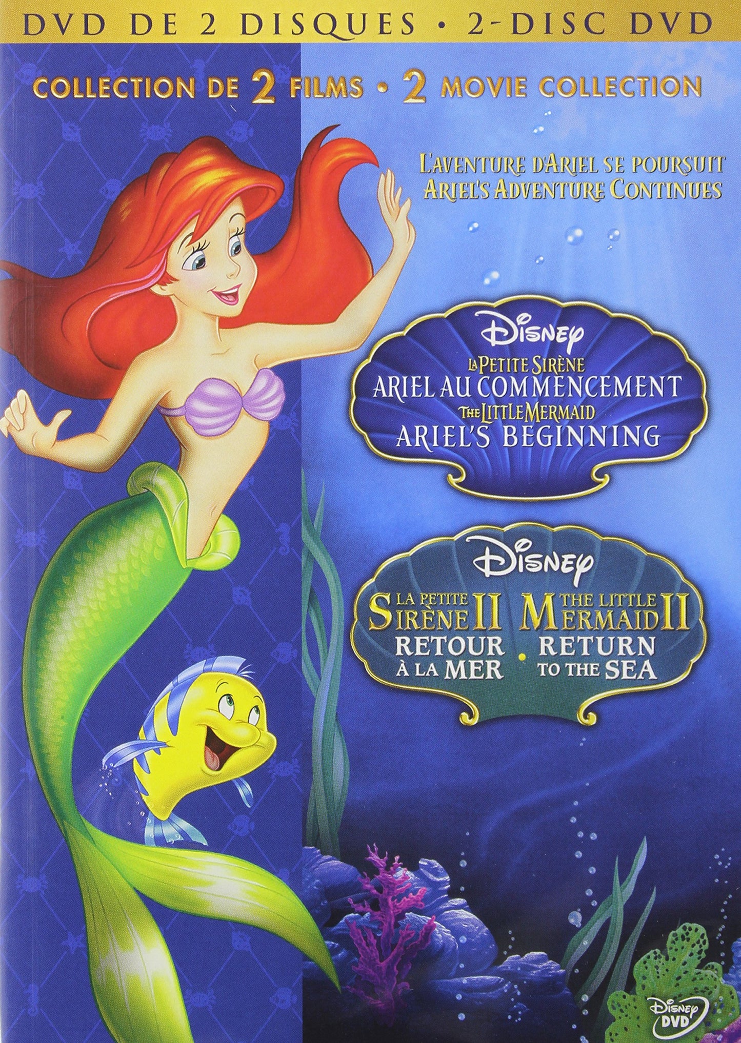 The Little Mermaid II & Ariel's Beginning 2-Movie Collection (Bilingual) [Very