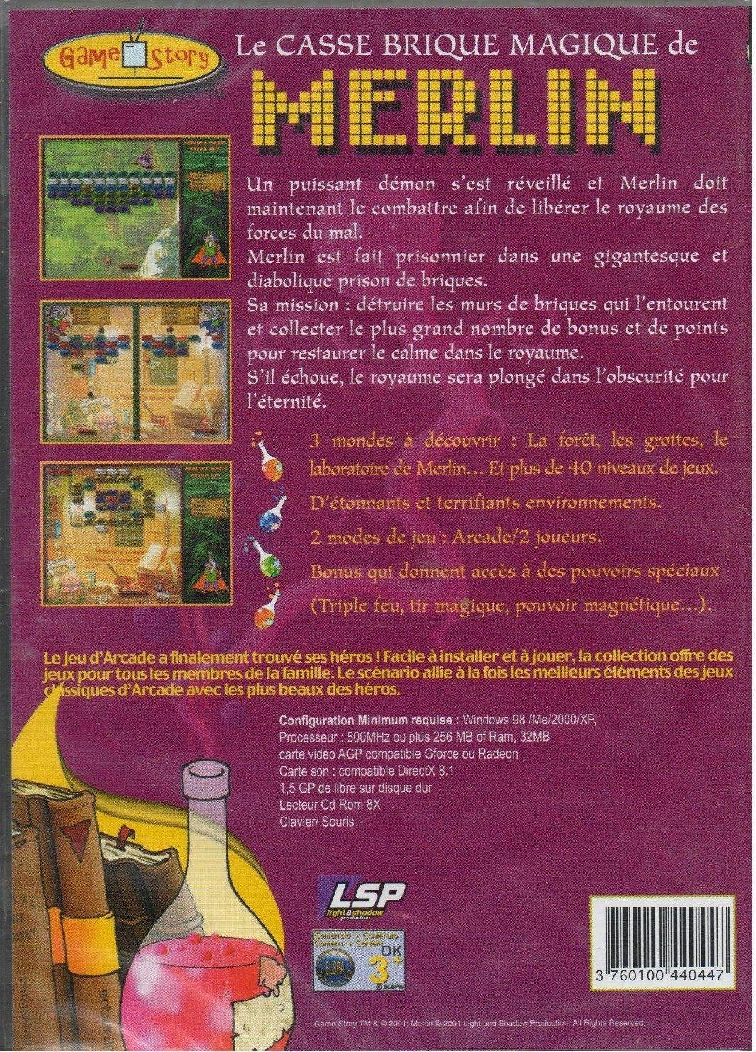 Merlin's Magic Brick Breaker - windows: xp /2000/me/98 [Very Good]