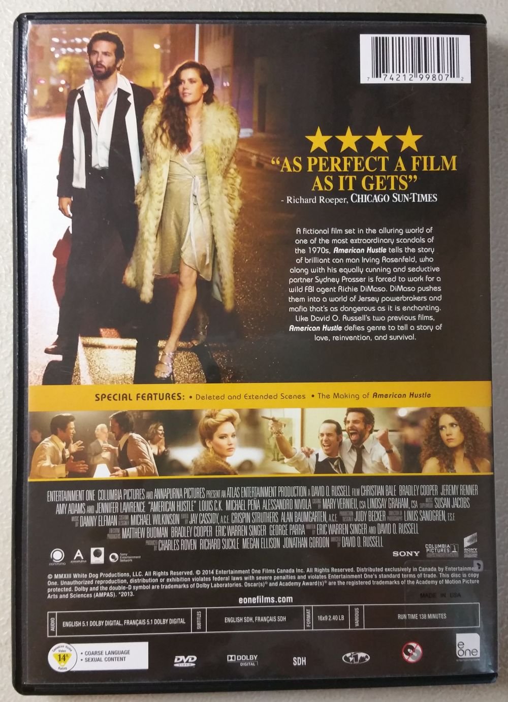 AMERICAN HUSTLE [Very Good]