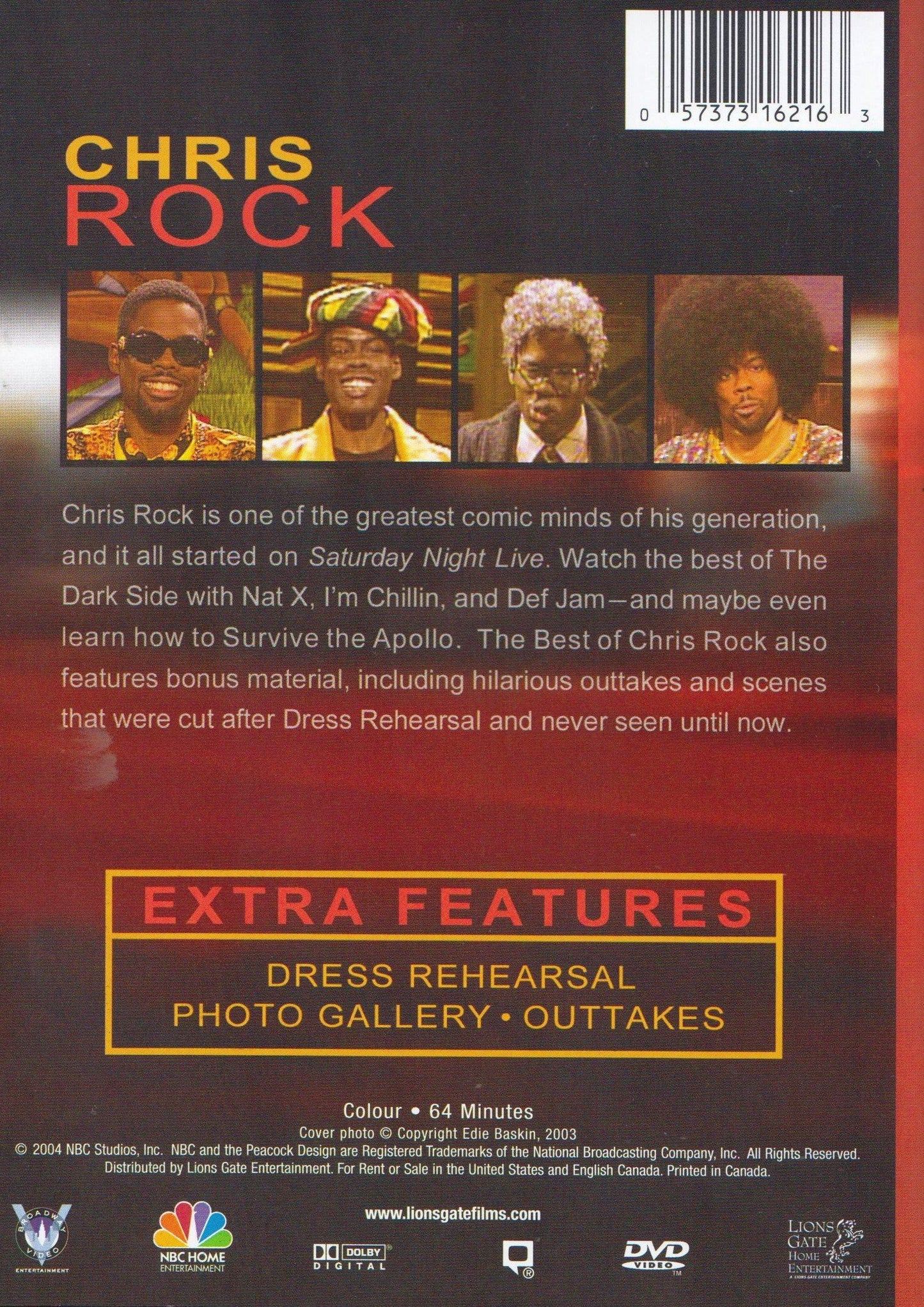 Saturday Night Live: The Best of Chris Rock [Very Good]