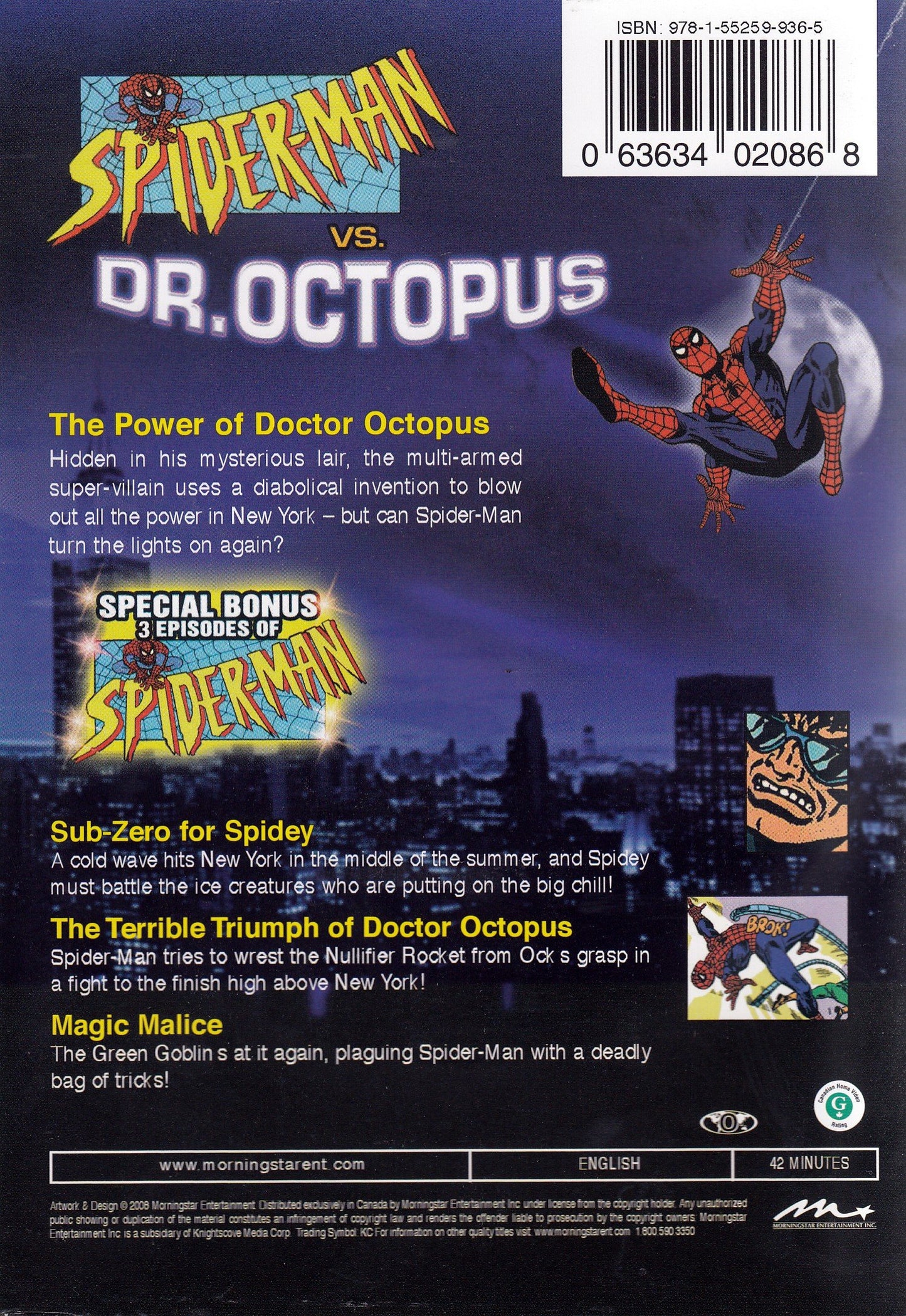 Marvel: Spider-Man Vs. Doctor Octopus: The Power Of Doctor Octopus [Very Good]