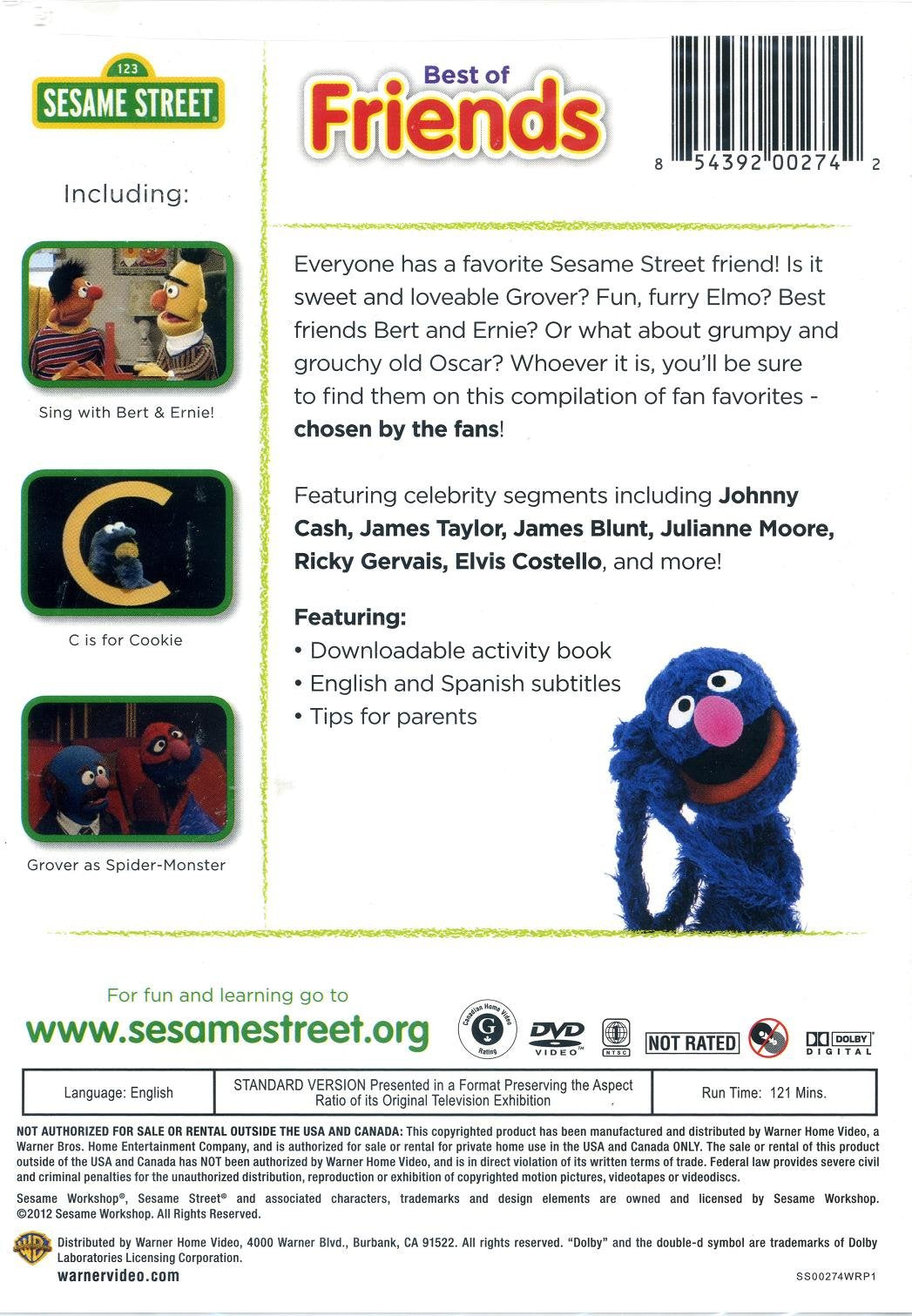 Sesame Street: Best of Friends [Import] [Very Good]