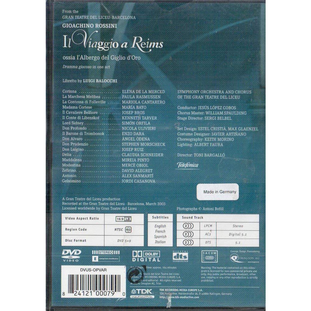 Gioachino Rossini: Il Viaggio a Reims - Gran Teatre del Liceu, Barcelona