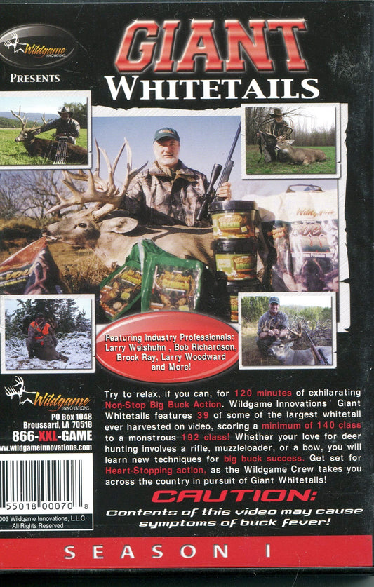 Giant Whitetails: Season 1 [Very Good]