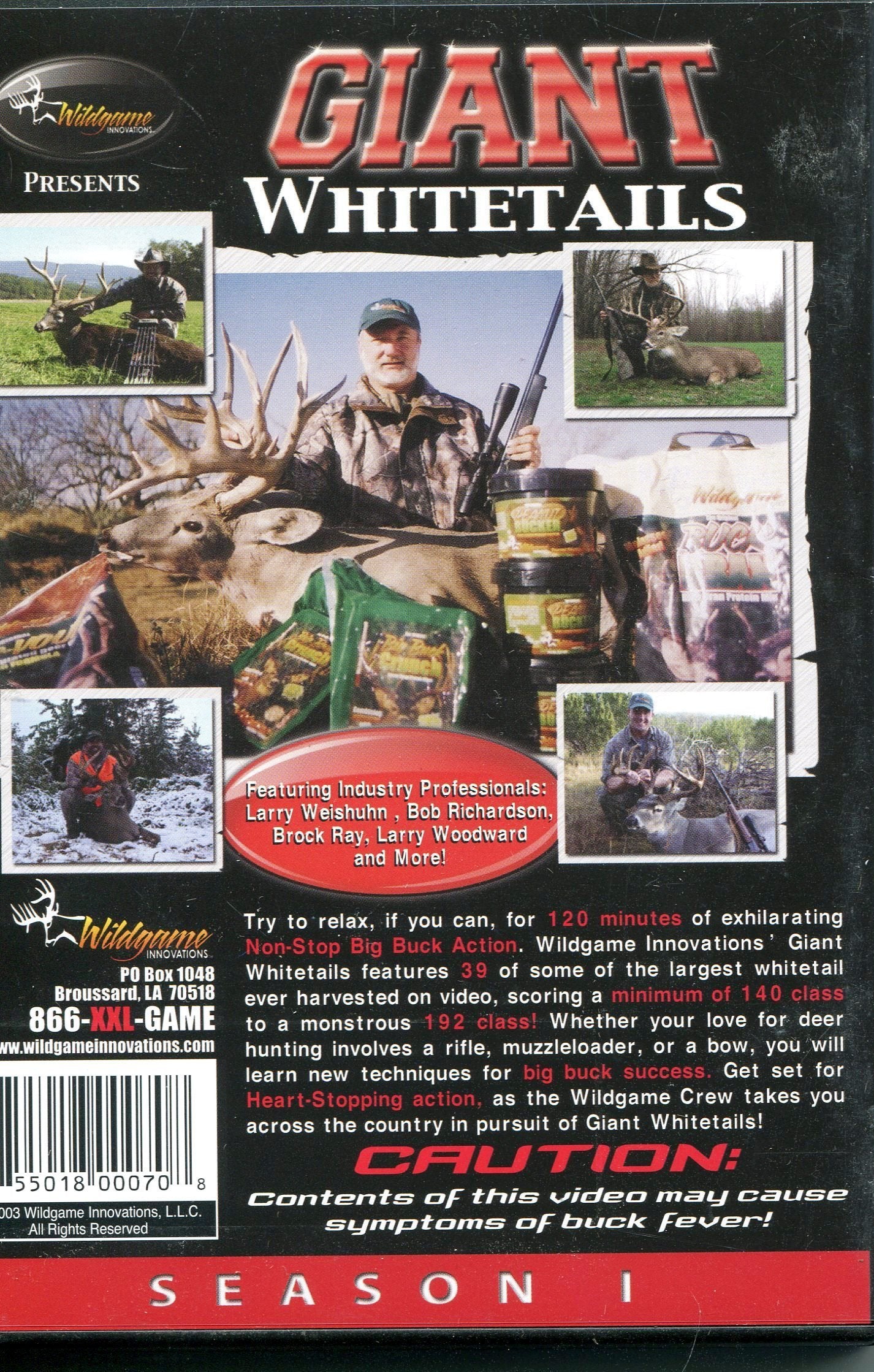Giant Whitetails: Season 1 [Very Good]