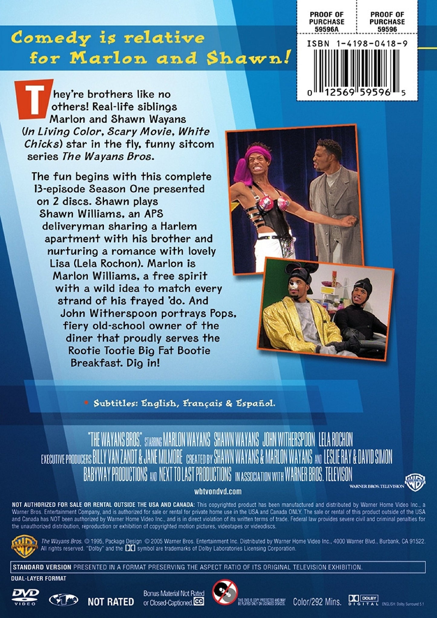 The Wayans Bros.: The Complete First Season (Sous-titres francais) [Very Good]
