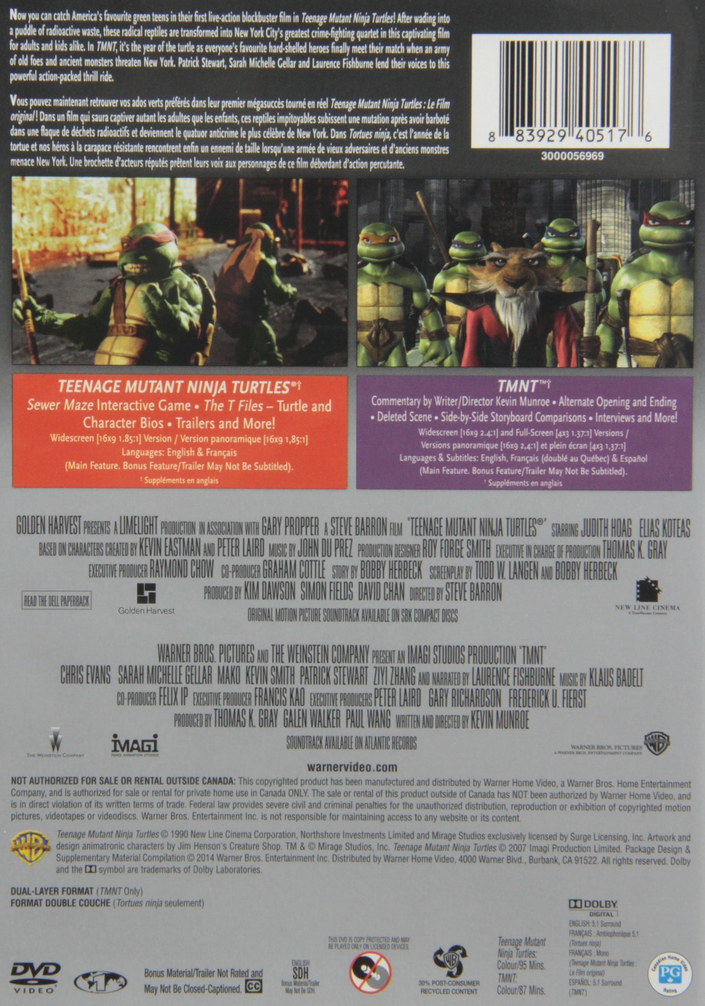 Teenage Mutant Ninja Turtles/ TMNT (DBFE) [Good]