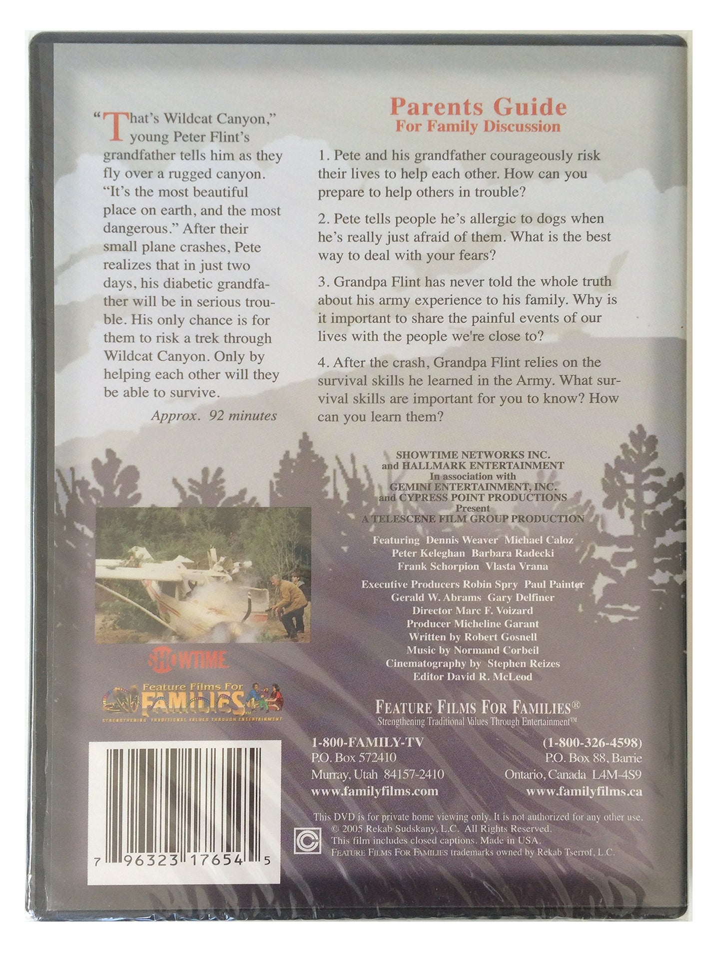 Escape From Wildcat Canyon Dvd! Feature Films for Families [New]