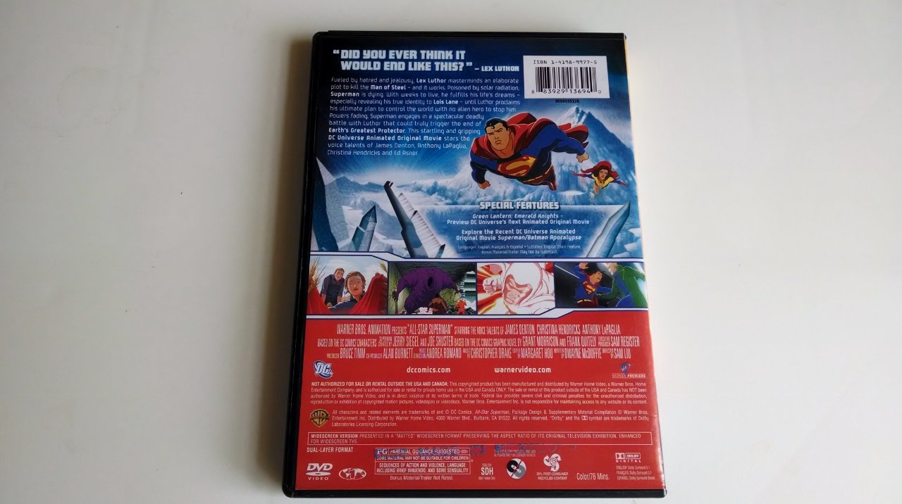 All Star Superman (DVD) [Very Good]