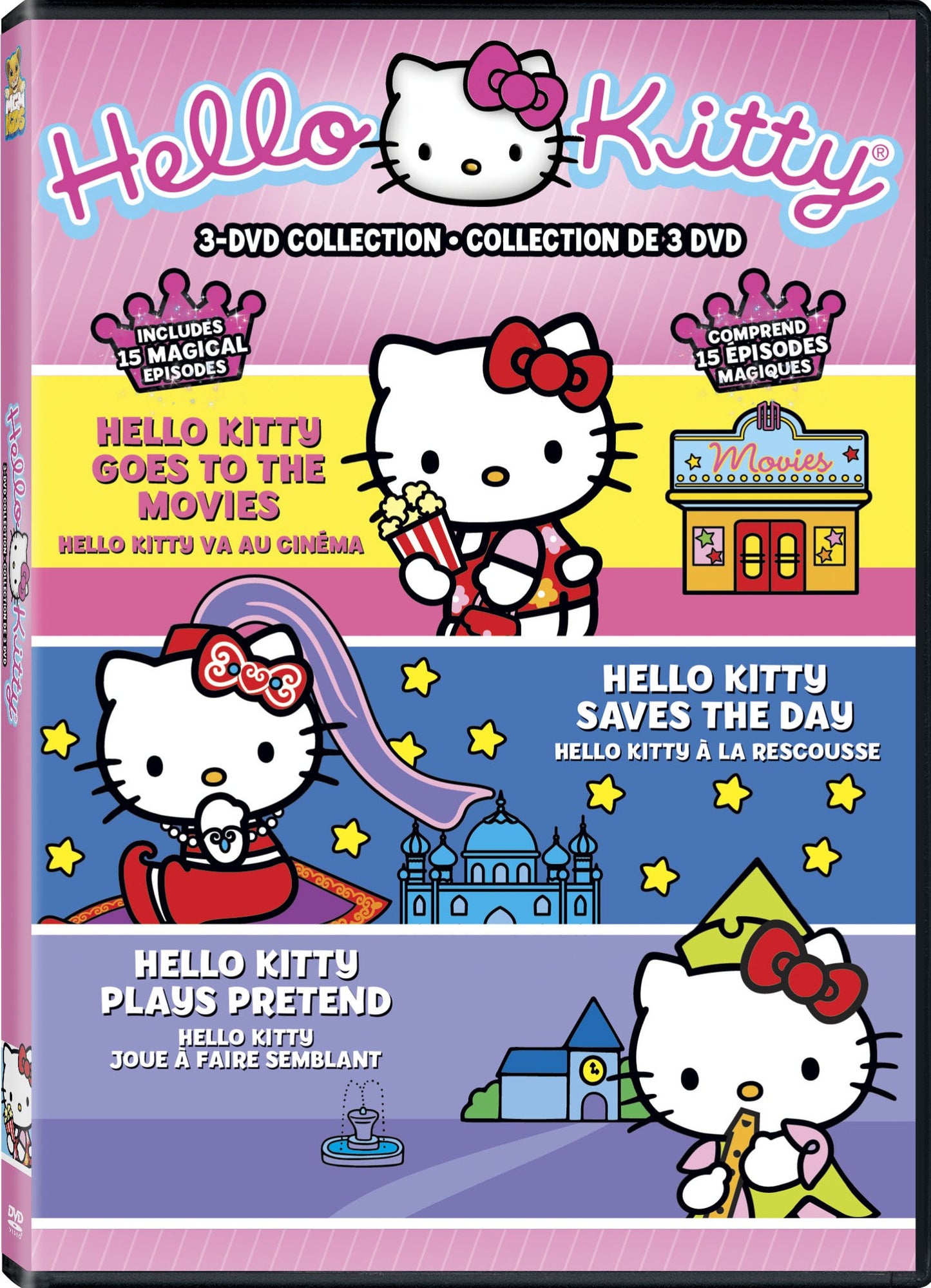 HELLO KITTY 3 DVD COLLECTION [Very Good]