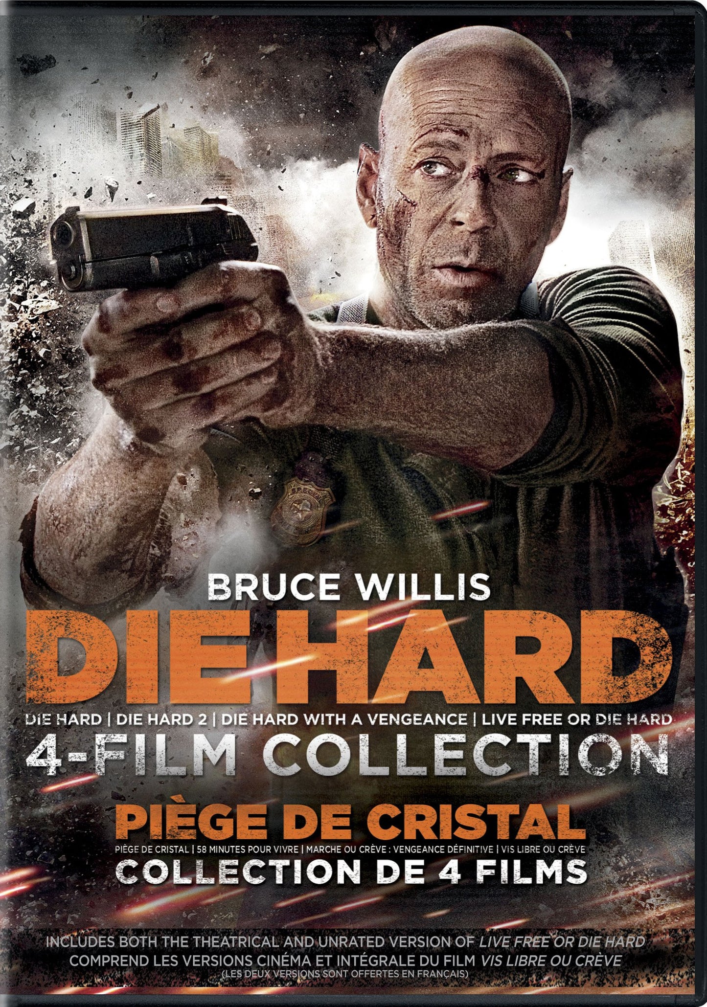 Die Hard 1-4 (Bilingual) [Very Good]