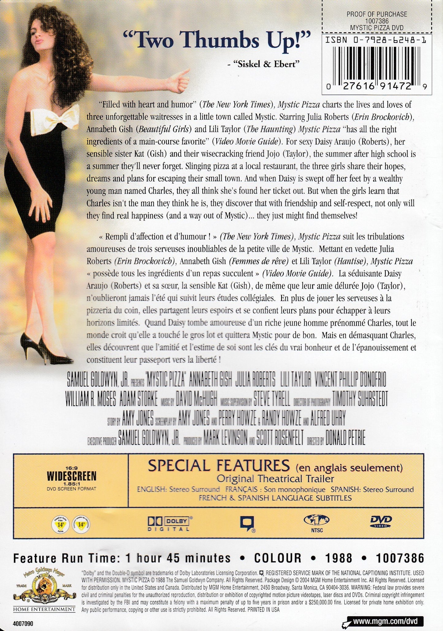 Mystic Pizza [Very Good]