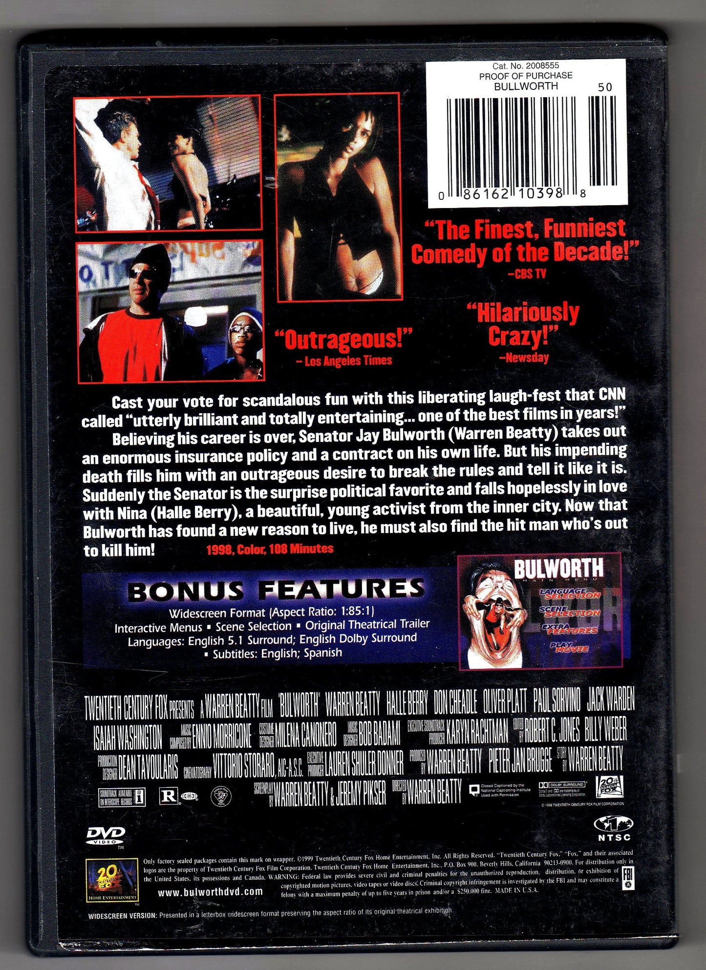 Bulworth [Very Good]