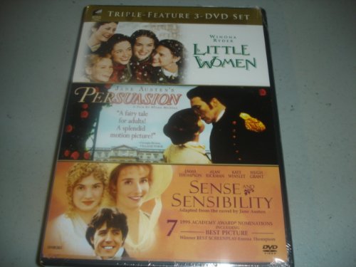 Little Women / Persuasion / Sense and Sensibility (DVD 3 disc) [Very Good]
