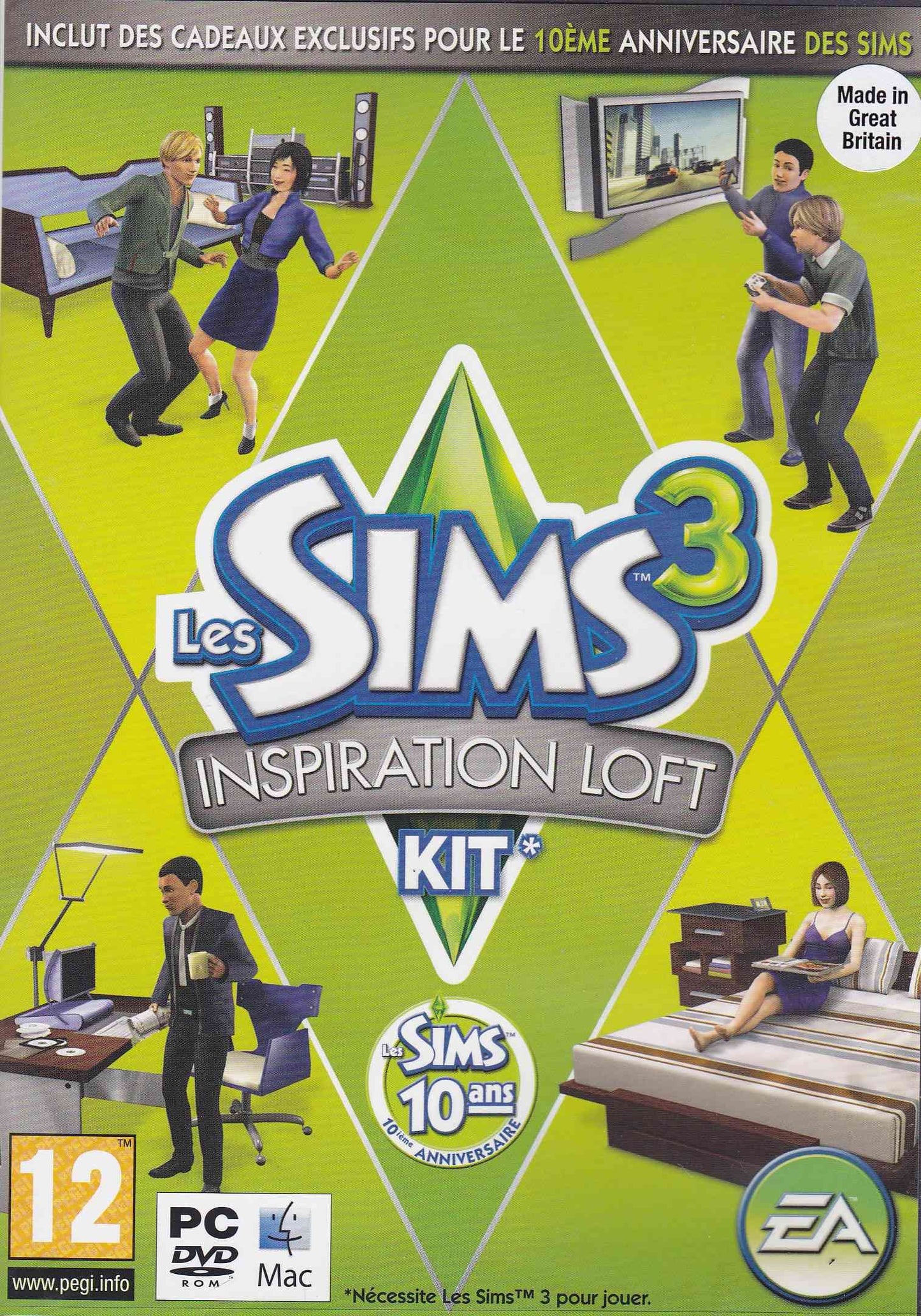 Les Sims 3: Inspiration Loft - French only - Standard Edition [Very Good]