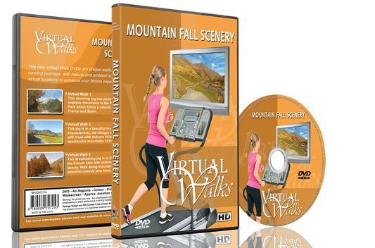 Virtual Walks - Mountain Fall Scenery for indoor walking, treadmill and cycling