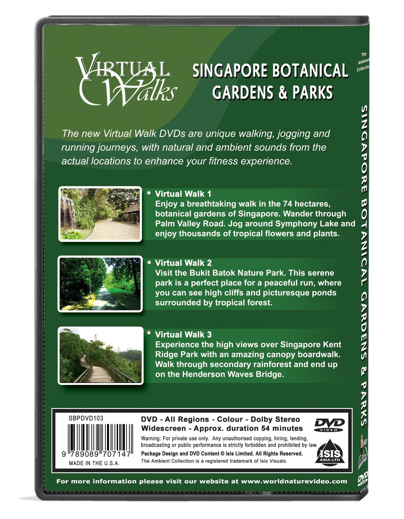Virtual Walks - Botanical Gardens & Parks for indoor walking, treadmill and