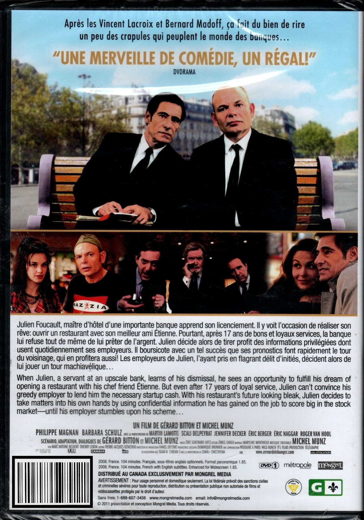 Erreur de la Banque en votre Faveur (Only French Version - With English