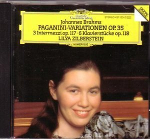 Brahms: Paganini-Variationen, [Audio CD] Brahms; Zilberstein and Johannes Brahms - Very Good