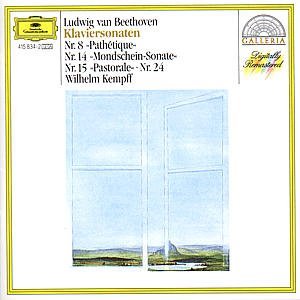 Ludwig van Beethoven: Piano Sonatas: No. 8 "Pathetique"; No. 14 "Moonlight"' No. 15 "Pastoral"; No. 24 [Audio CD] Ludwing van Beethoven and Wilhelm Kempff