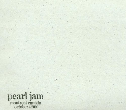 10/4/00: Montreal, Canada by Pearl Jam [Audio CD] - Very Good