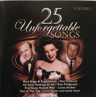 25 Unforgettable Songs Volume 3 [Unknown Binding] - Very Good