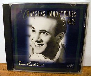 Chansons Immortelles 27 [Audio CD] Rossi, Tino