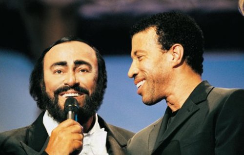 The Duets [Audio CD] Pavarotti, Luciano; Marco Boemi; Sir Elton John; Sting; Eric Clapton; Mariah Carey; Bono; Luciano Pavarotti; Celine Dione; Bryan Adams and Eurythmics - Good