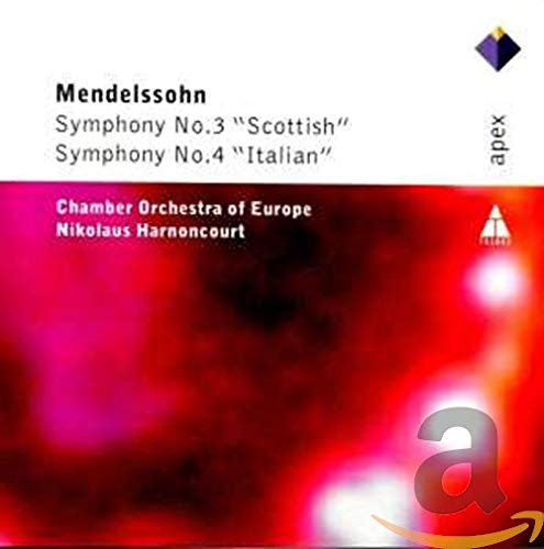Sinfonie 3 Scottish & [Audio CD] Chamber Orchestra of Europe; Harnoncourt; Mendelssohn Felix and Nikolaus Harnoncourt - Good
