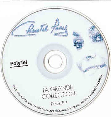 La grande collection (compilation) CDX2 - 1996 [Audio CD] CHANTAL PARY - Very Good