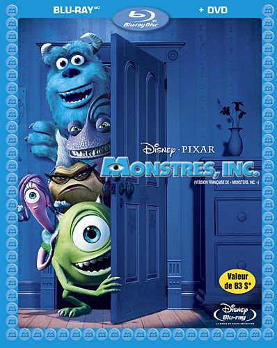 Monsters Inc. (Version fran�aise) (Includes DVD) [Blu-ray] [Blu-ray]