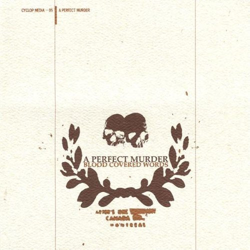 Blood Covered Words by A Perfect Murder [Audio CD] - Good