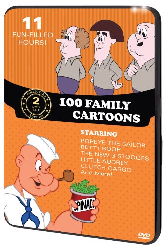 100 Family Cartoons Collector Tin [DVD] - Very Good