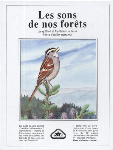 Sons De Nos Forets Livre+cd Audio ELLIOTT, LANG - Very Good