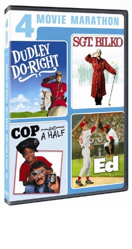 4 Movie Marathon (Dudley Do Right / Sgt. Bilko / Cop and a Half / Ed) [DVD] - Very Good