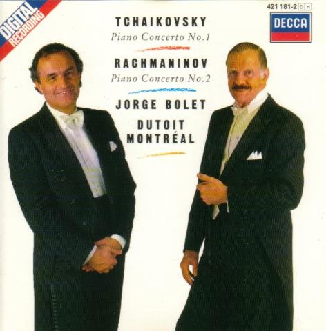 Tchaikovsky: Piano Concerto No [Audio CD] Tchaikovsky; Rachmaninoff; Bolet; Dutoit and Charles Dutoit