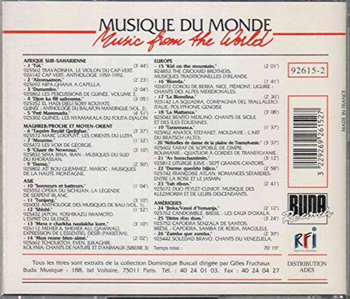 Musique Du Monde: Sampler [Audio CD]