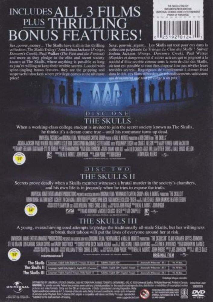 The Skulls Trilogy (Bilingual) [DVD] - Very Good